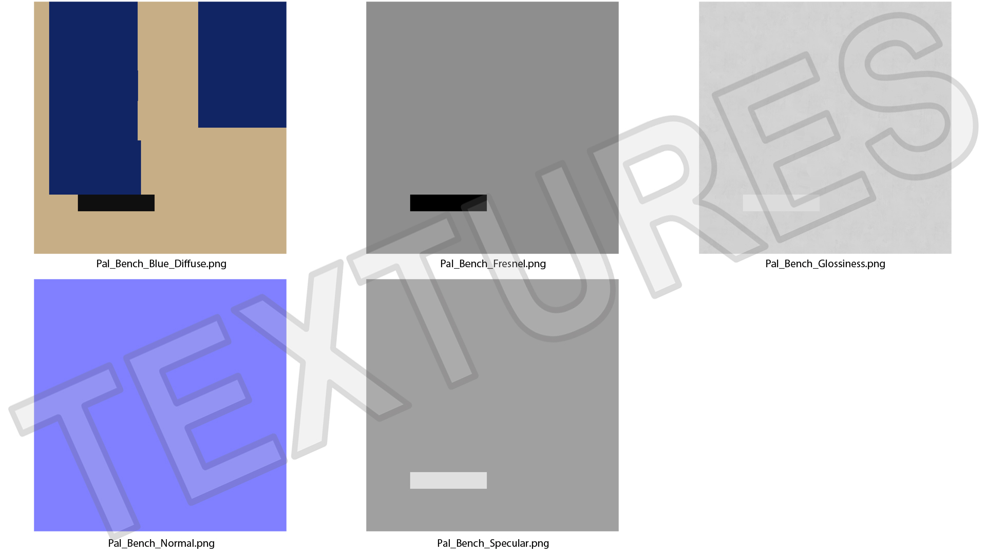 Dog Park Set Blue 3D