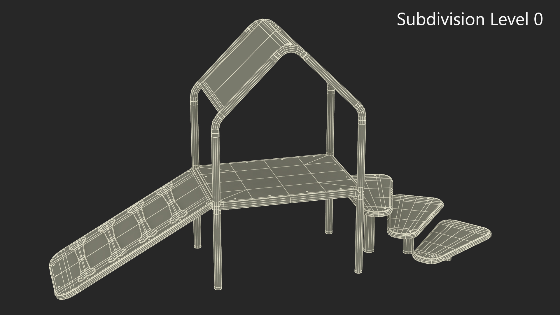 Dog Park Set Blue 3D