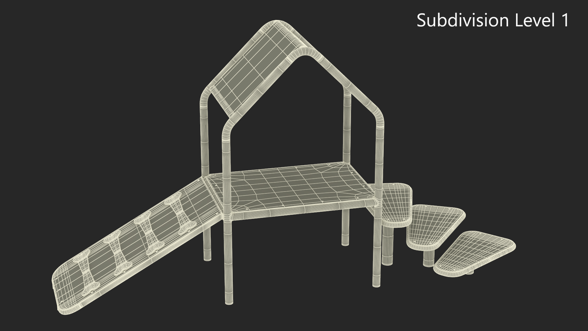 Dog Park Set Blue 3D