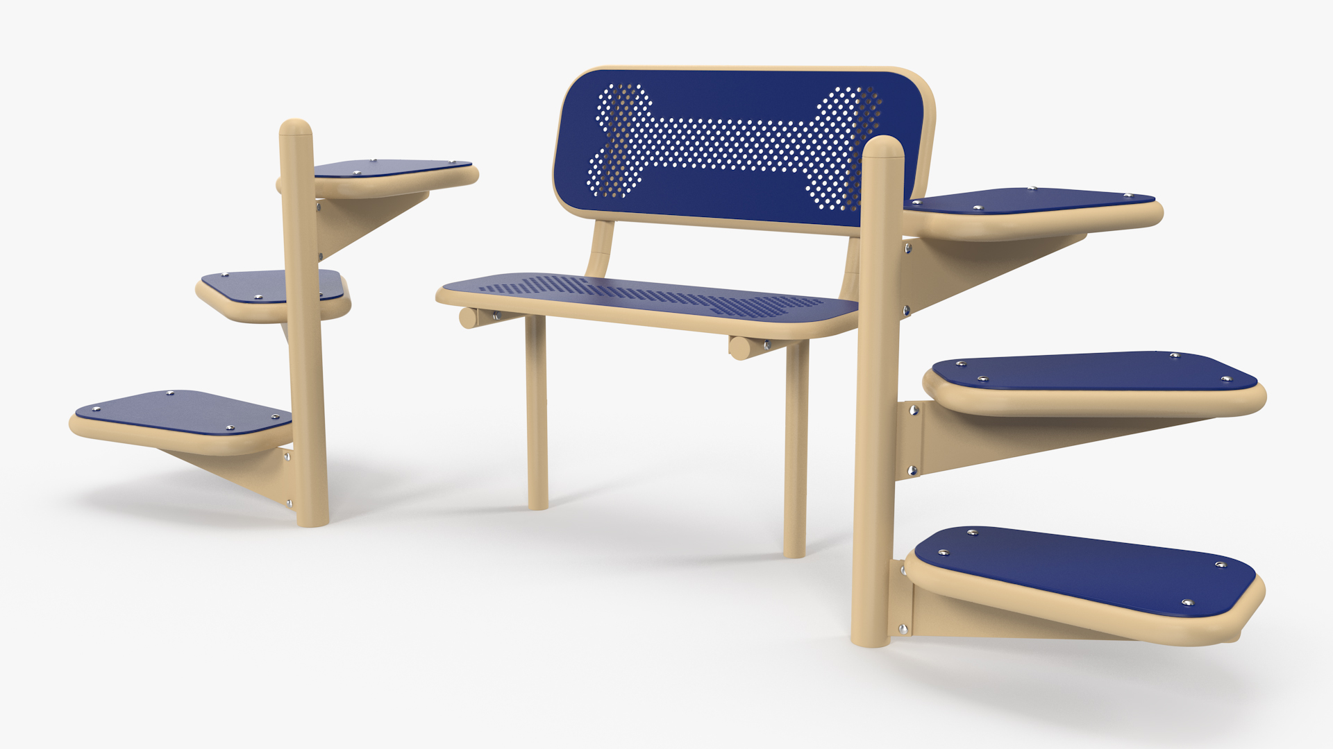 Dog Park Set Blue 3D