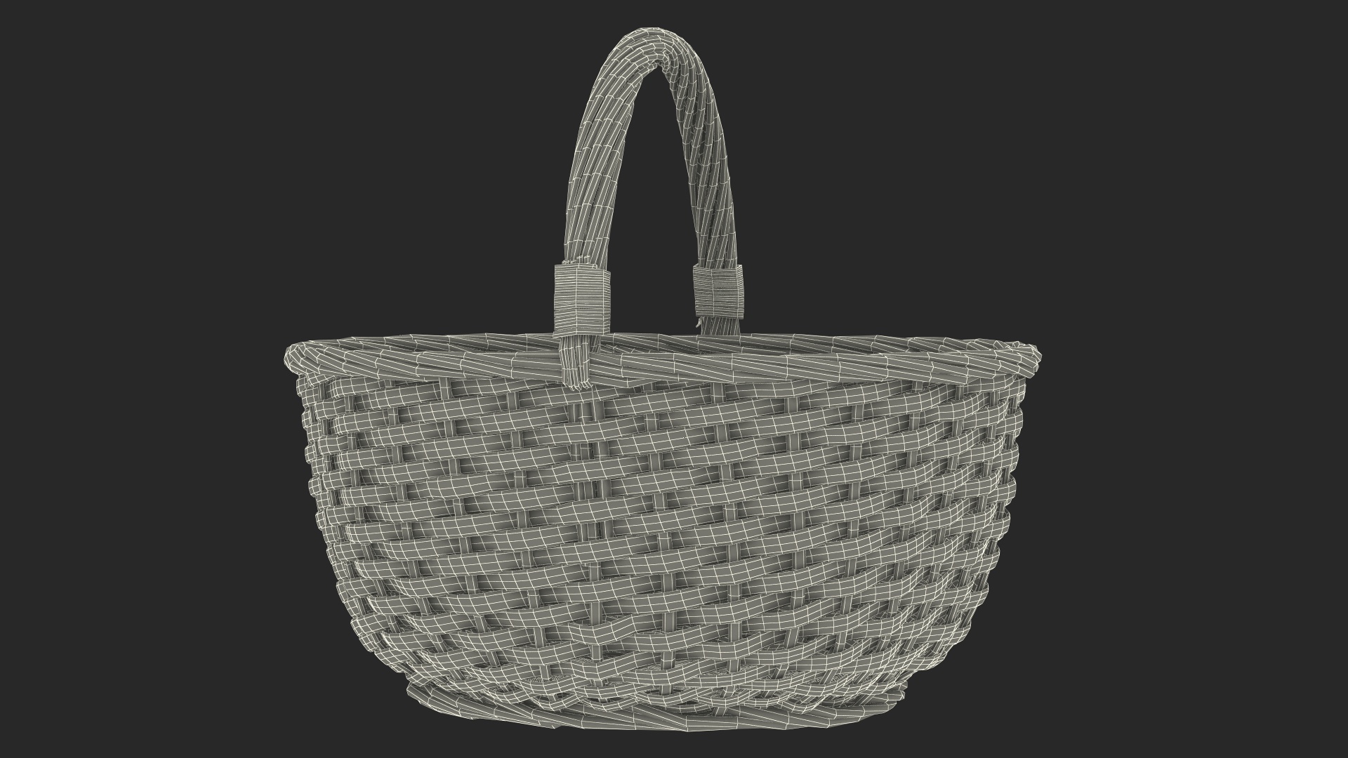 3D model Wicker Picnic Basket