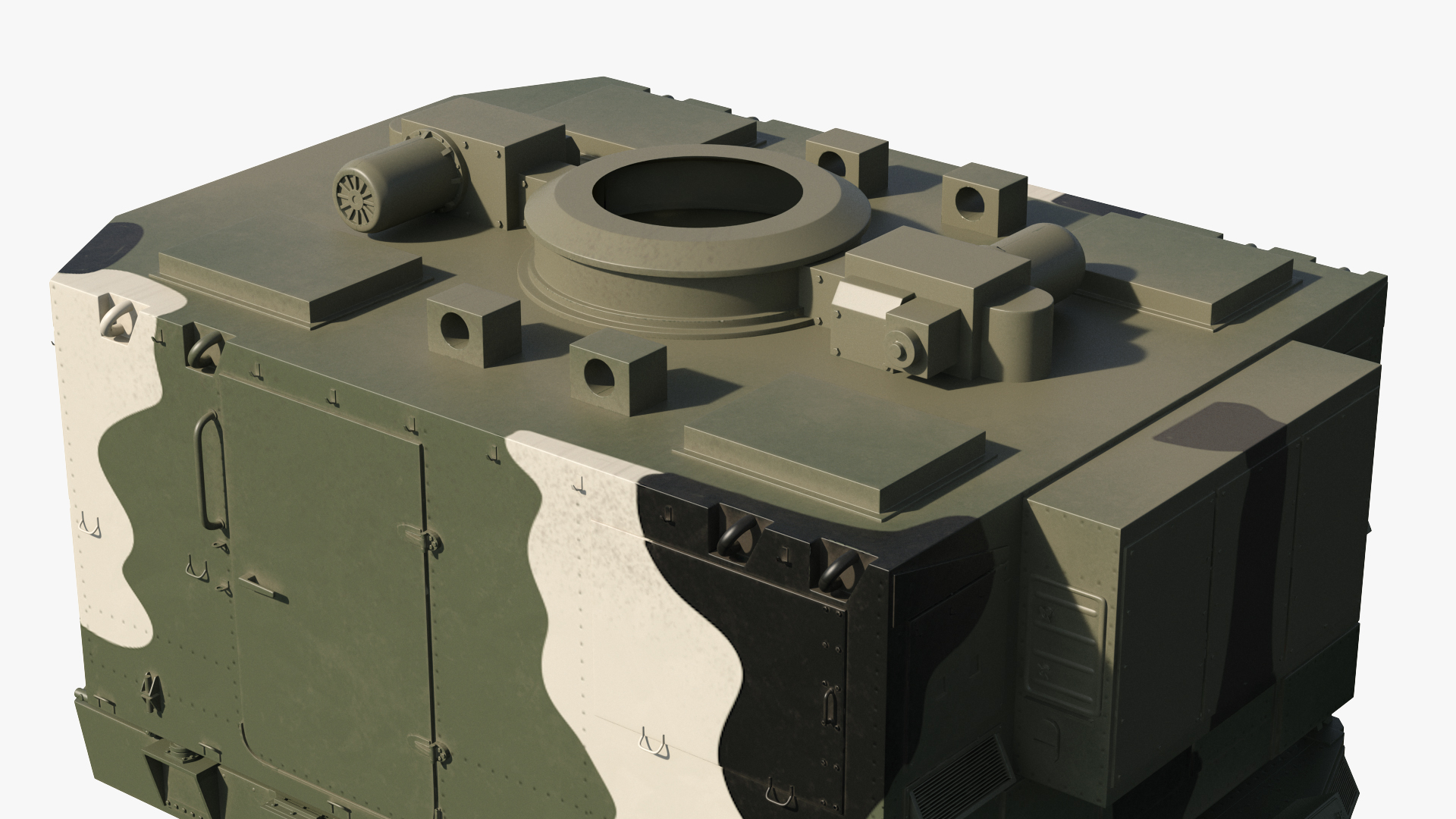 3D Camouflage Flap Lid B Missile Guidance Radar Folded