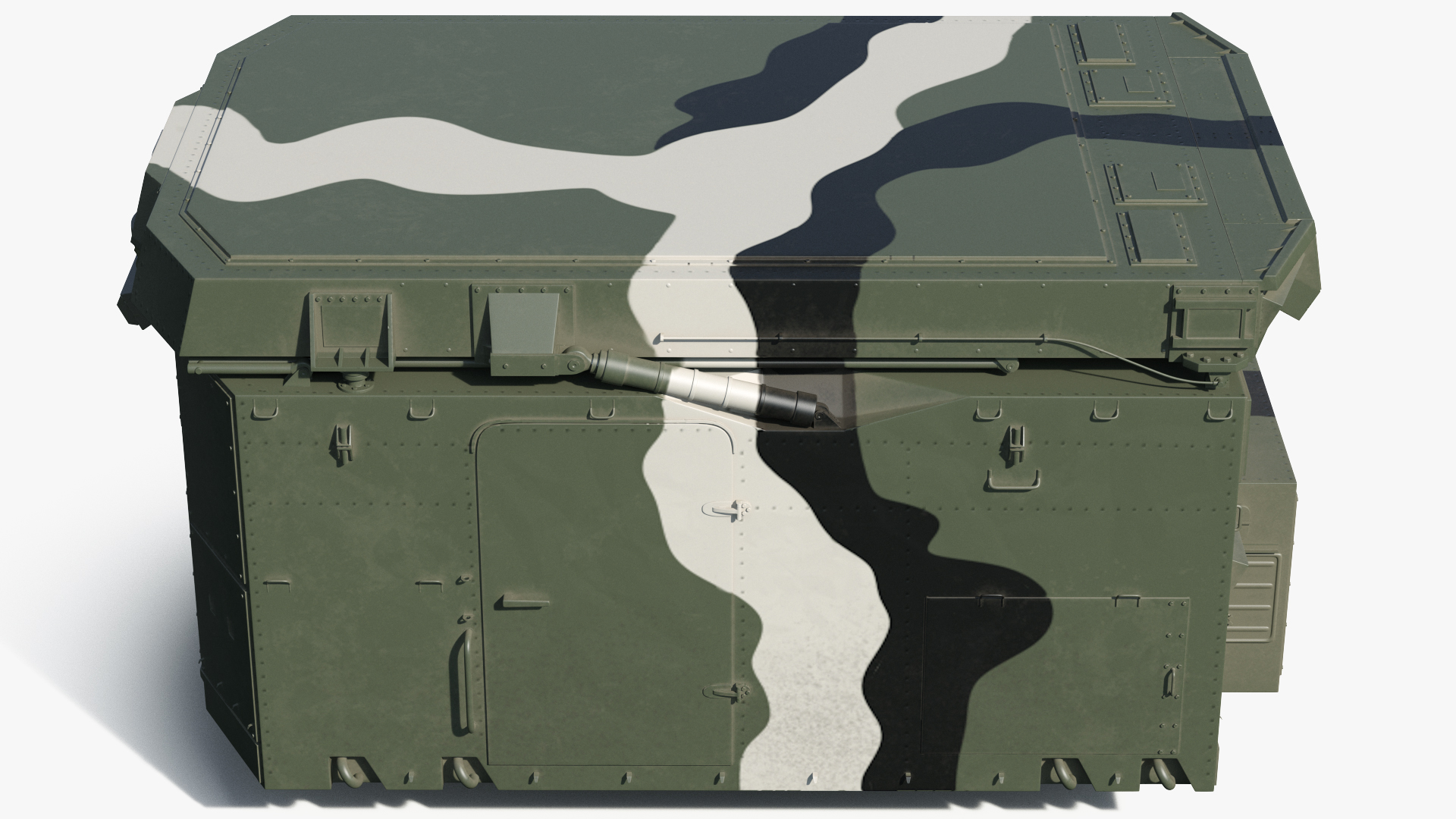 3D Camouflage Flap Lid B Missile Guidance Radar Folded