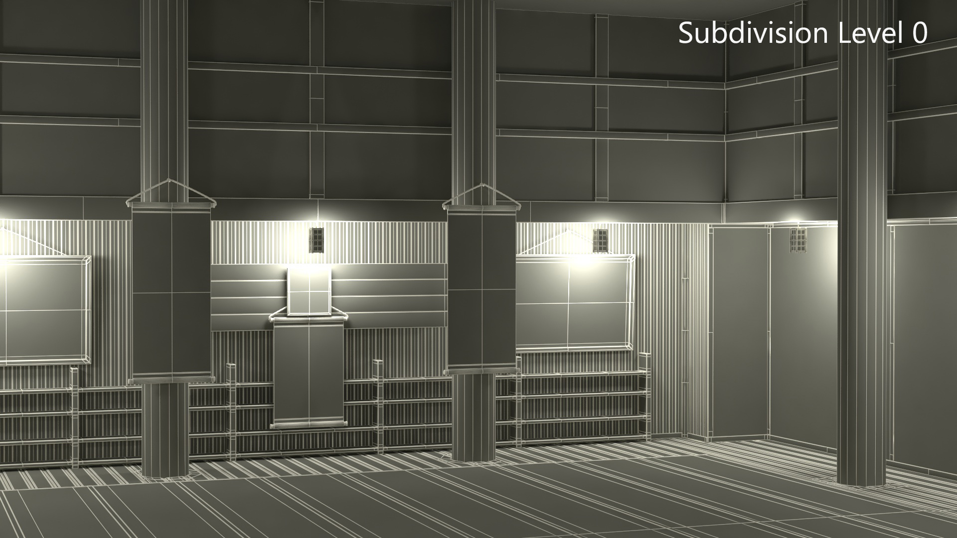 3D Dojo Interior model