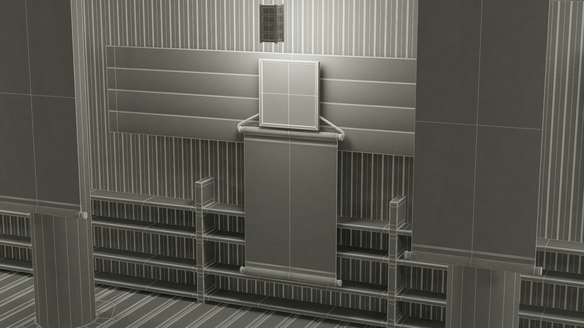 3D Dojo Interior model