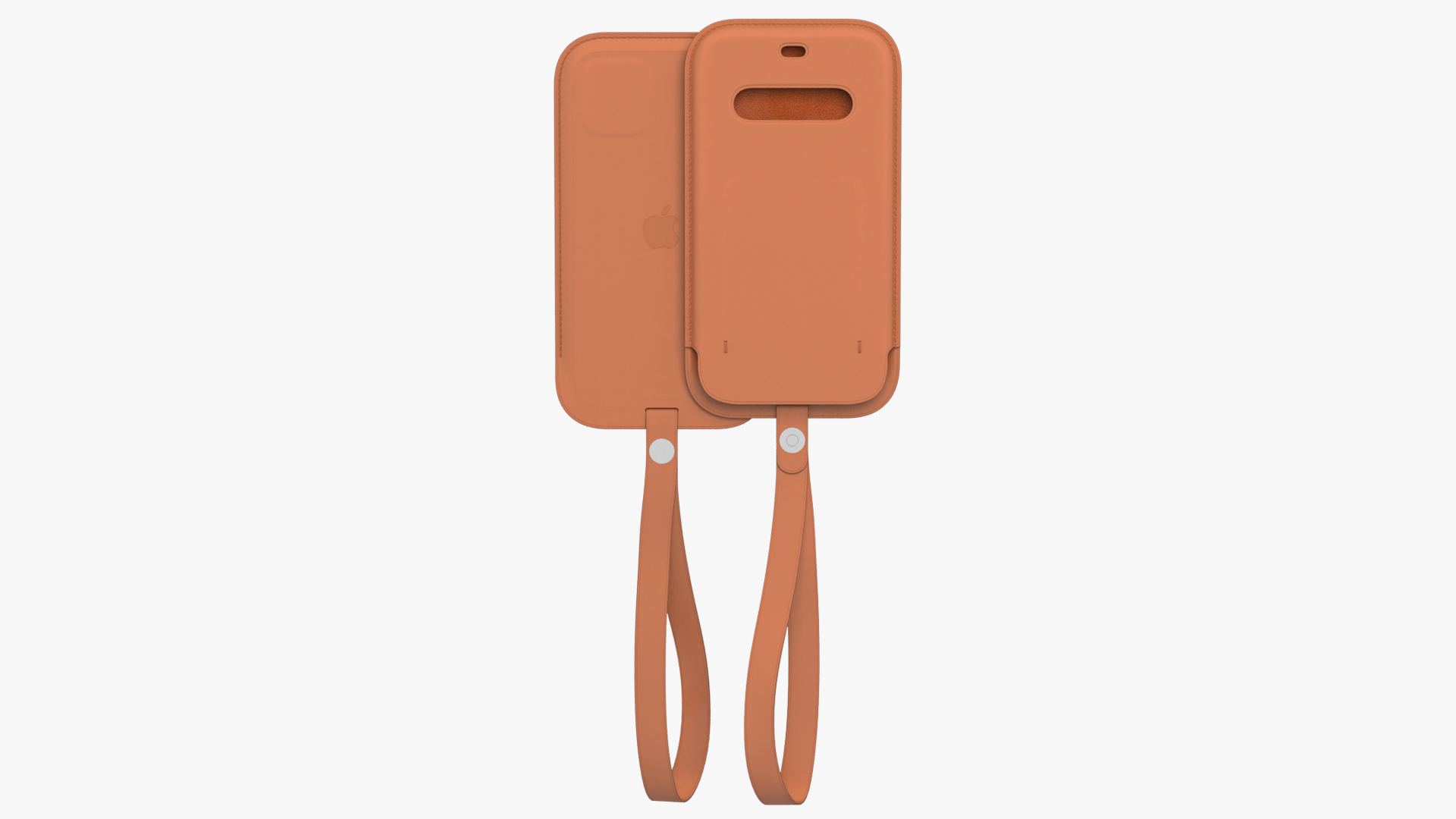 3D model iPhone 12 Pro Max Leather Sleeve Saddle Brown