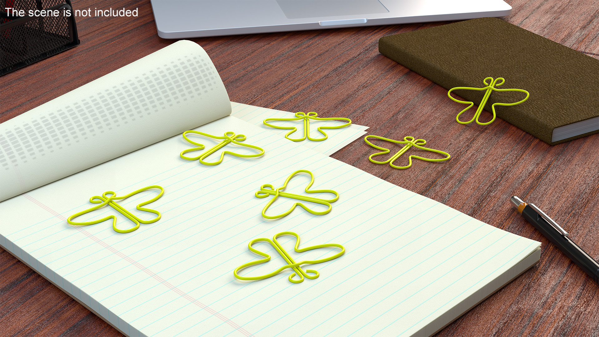 Butterfly Shaped Paper Clip 3D