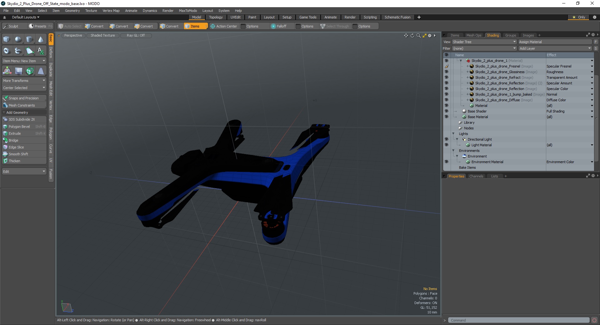 Skydio 2 Plus Drone Off State 3D model