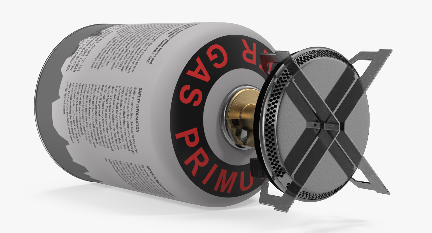 3D Camping Gas Cooker model
