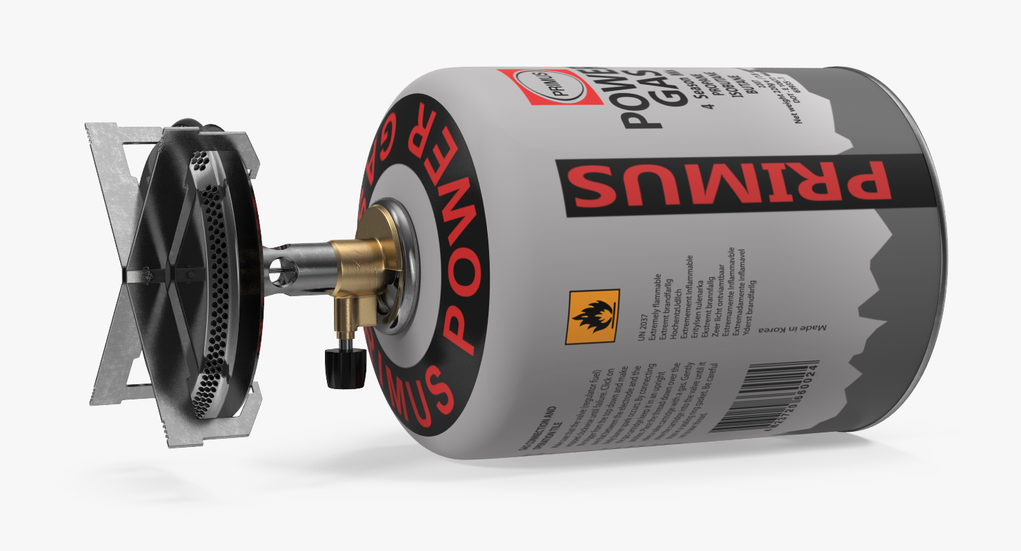 3D Camping Gas Cooker model