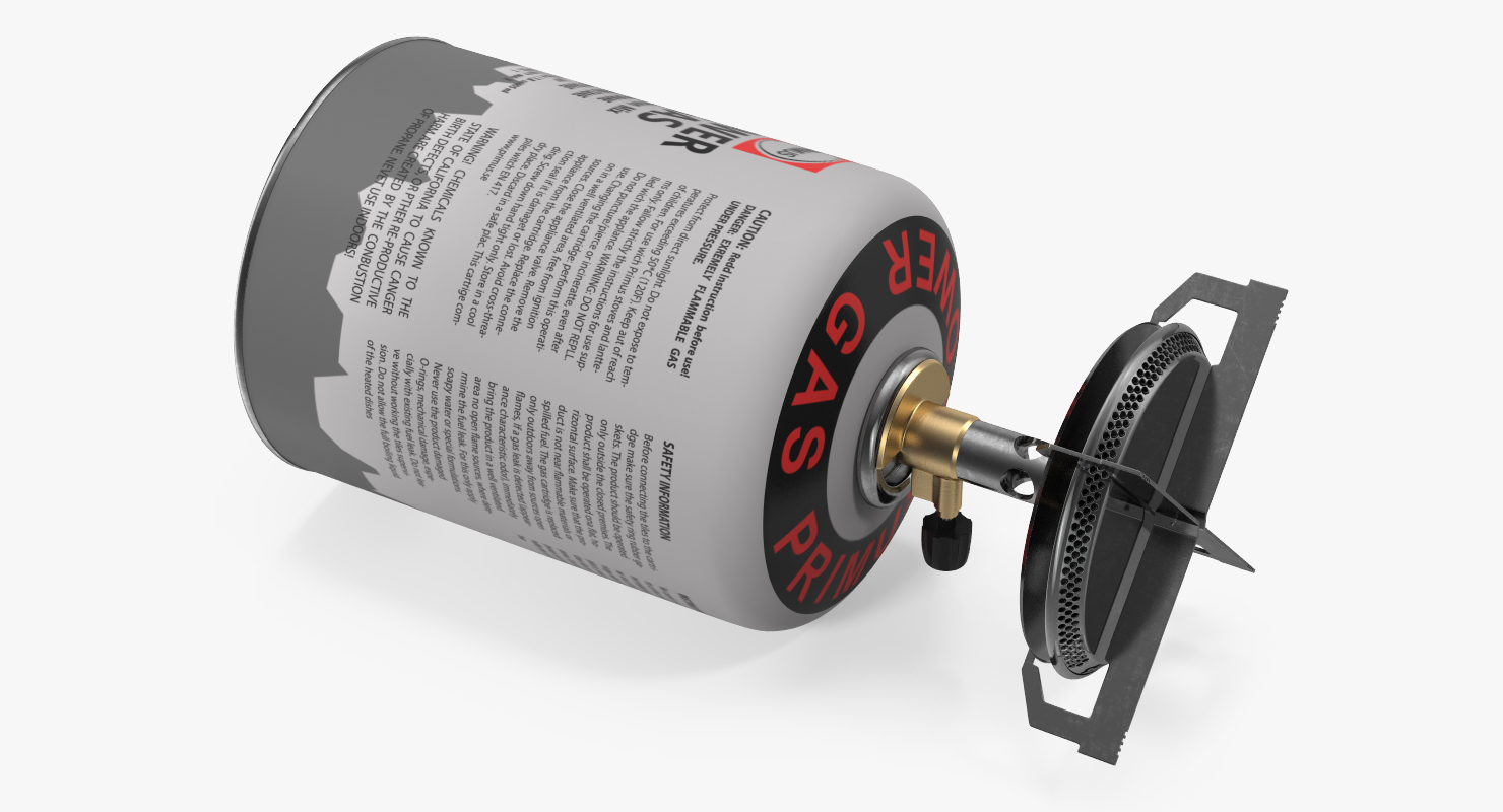 3D Camping Gas Cooker model