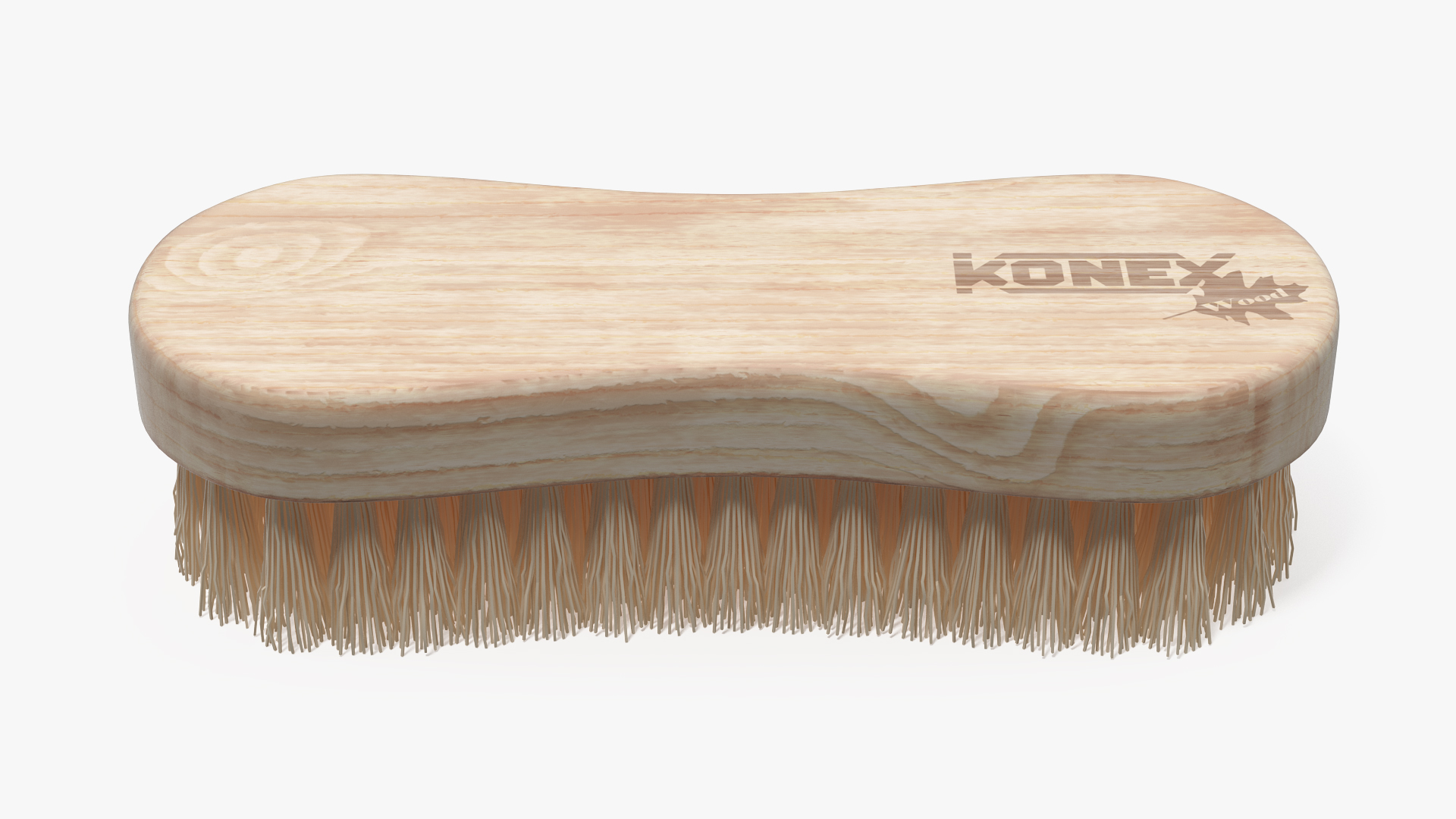 3D Konex Nylon Fiber Cleaning Brush Light Wood model