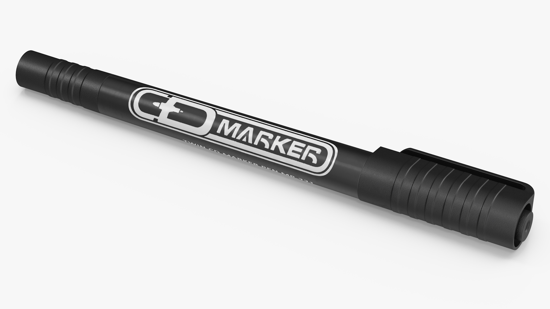 Permanent Marker Ultra Fine Tip Black 3D