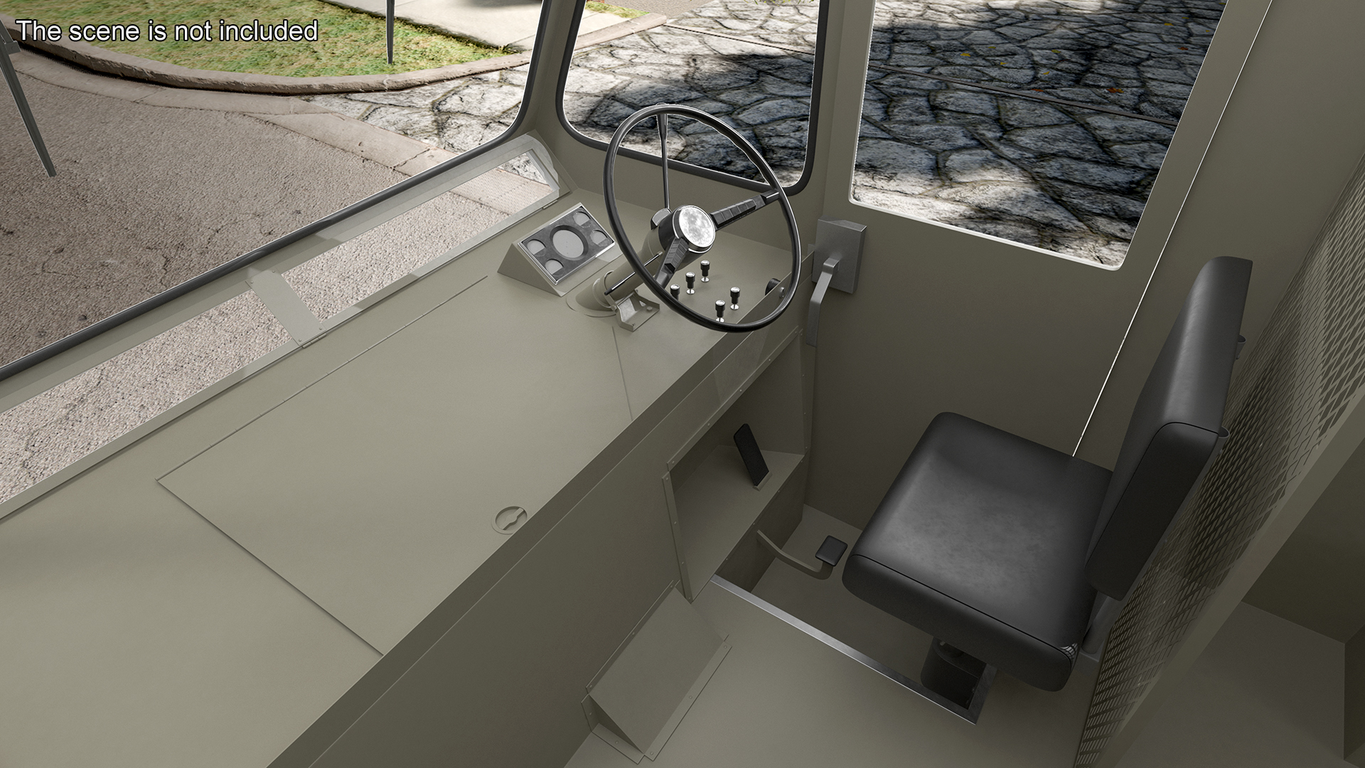 3D US Mail Studebaker ZIP Van Rigged model