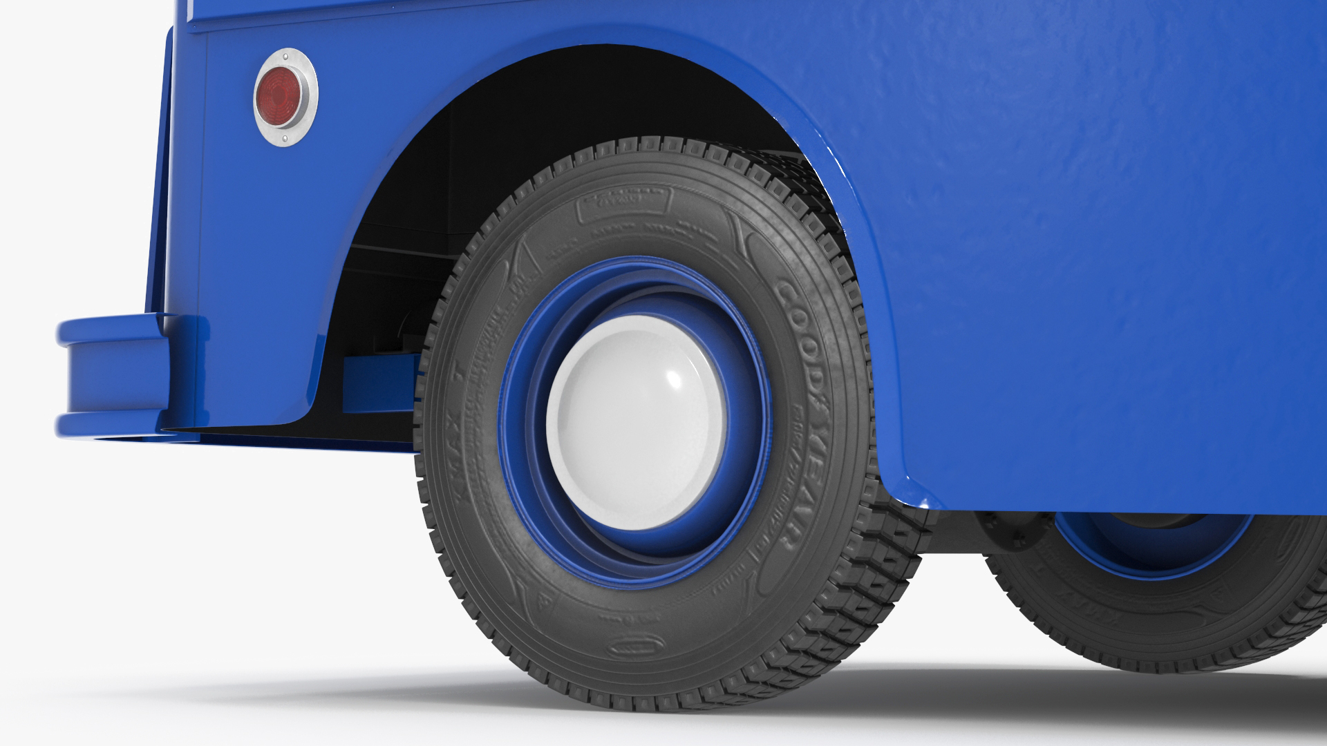 3D US Mail Studebaker ZIP Van Rigged model