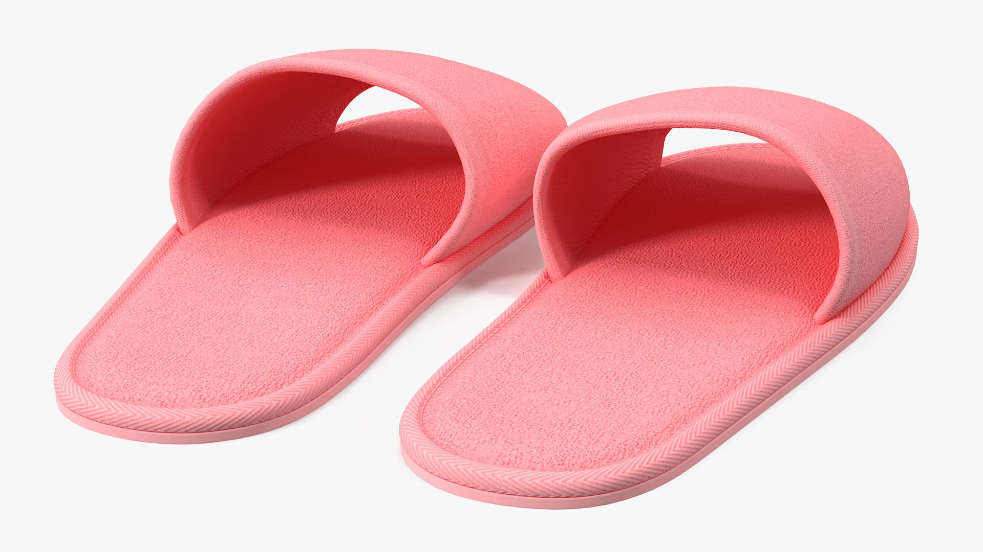 3D Pink Slippers model