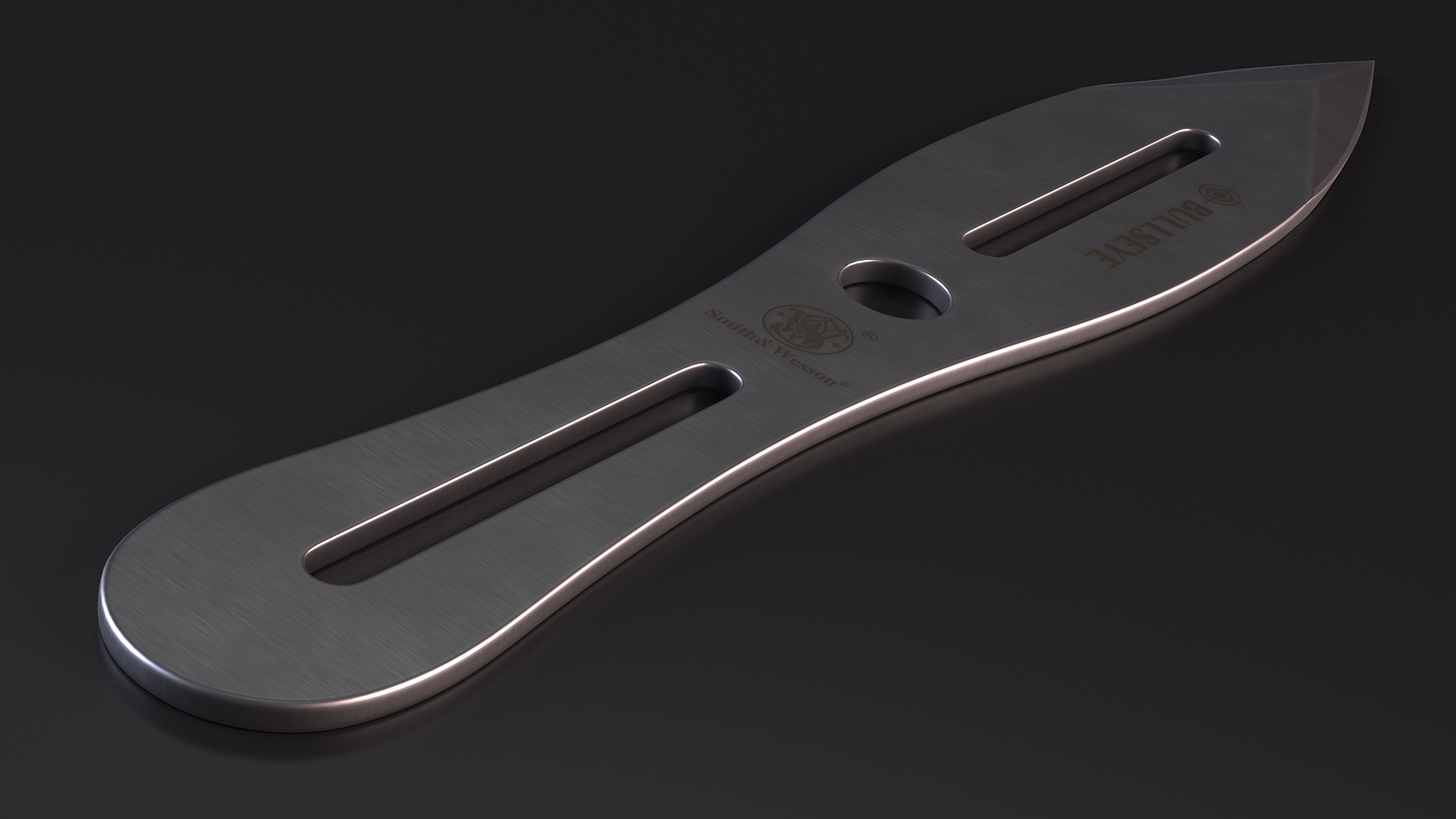 3D Bullseye Throwing Knife model