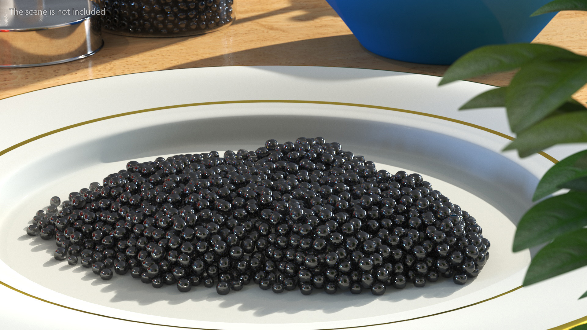 3D model Pile of Black Caviar