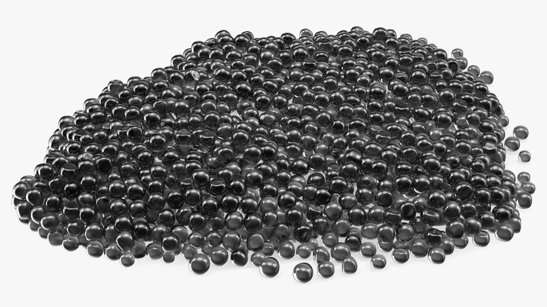 3D model Pile of Black Caviar