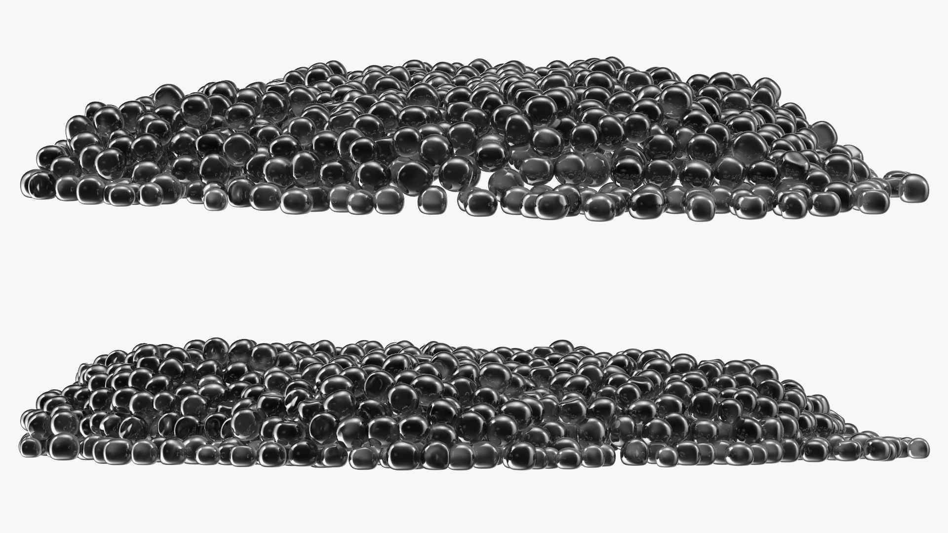 3D model Pile of Black Caviar