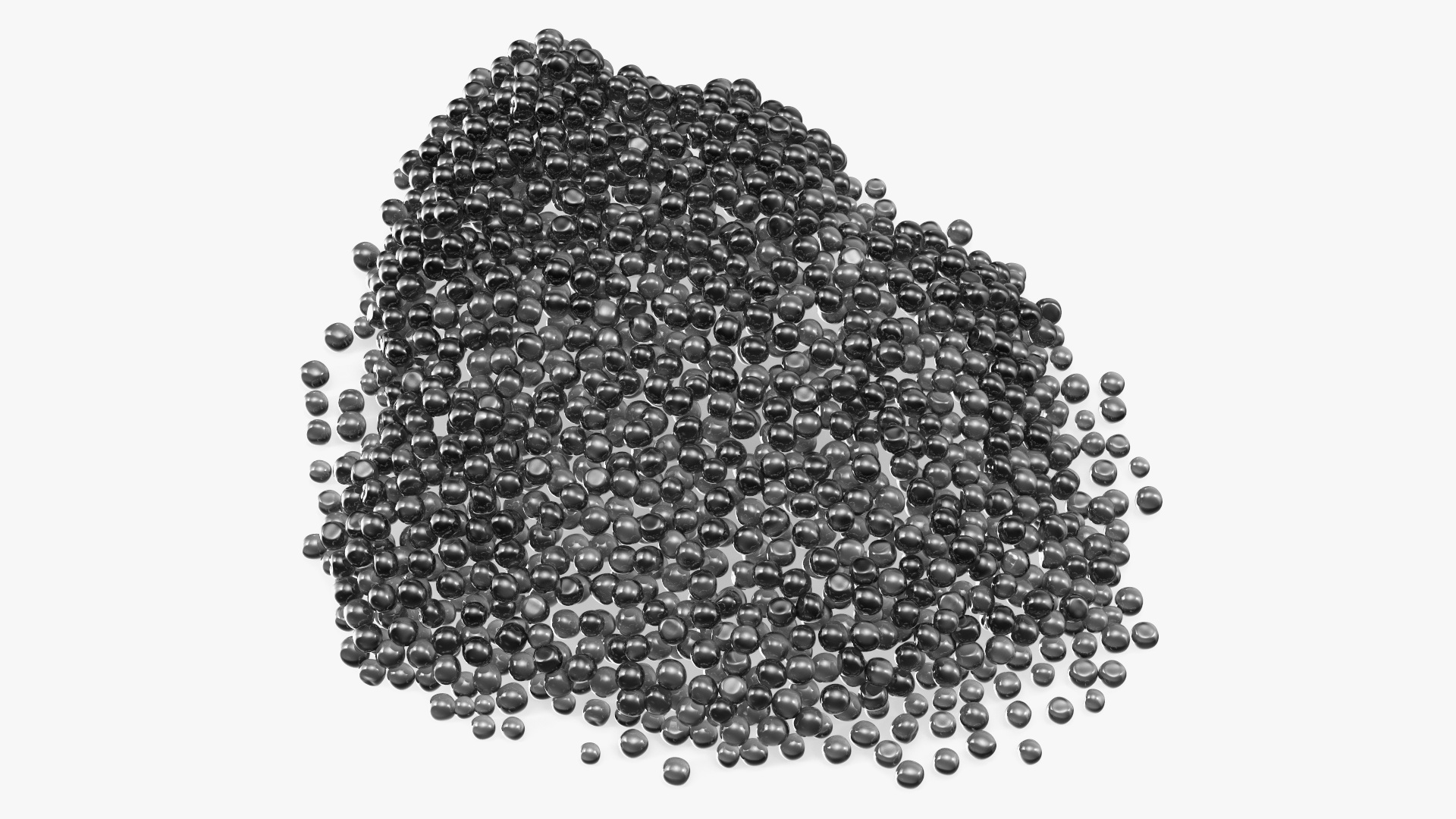 3D model Pile of Black Caviar