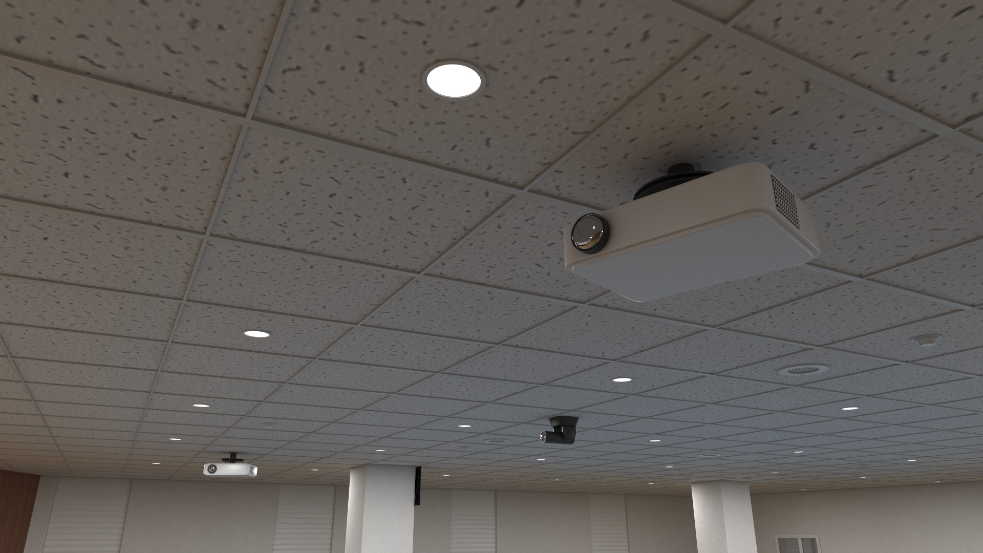 Conference Hall Filling Light 3D model