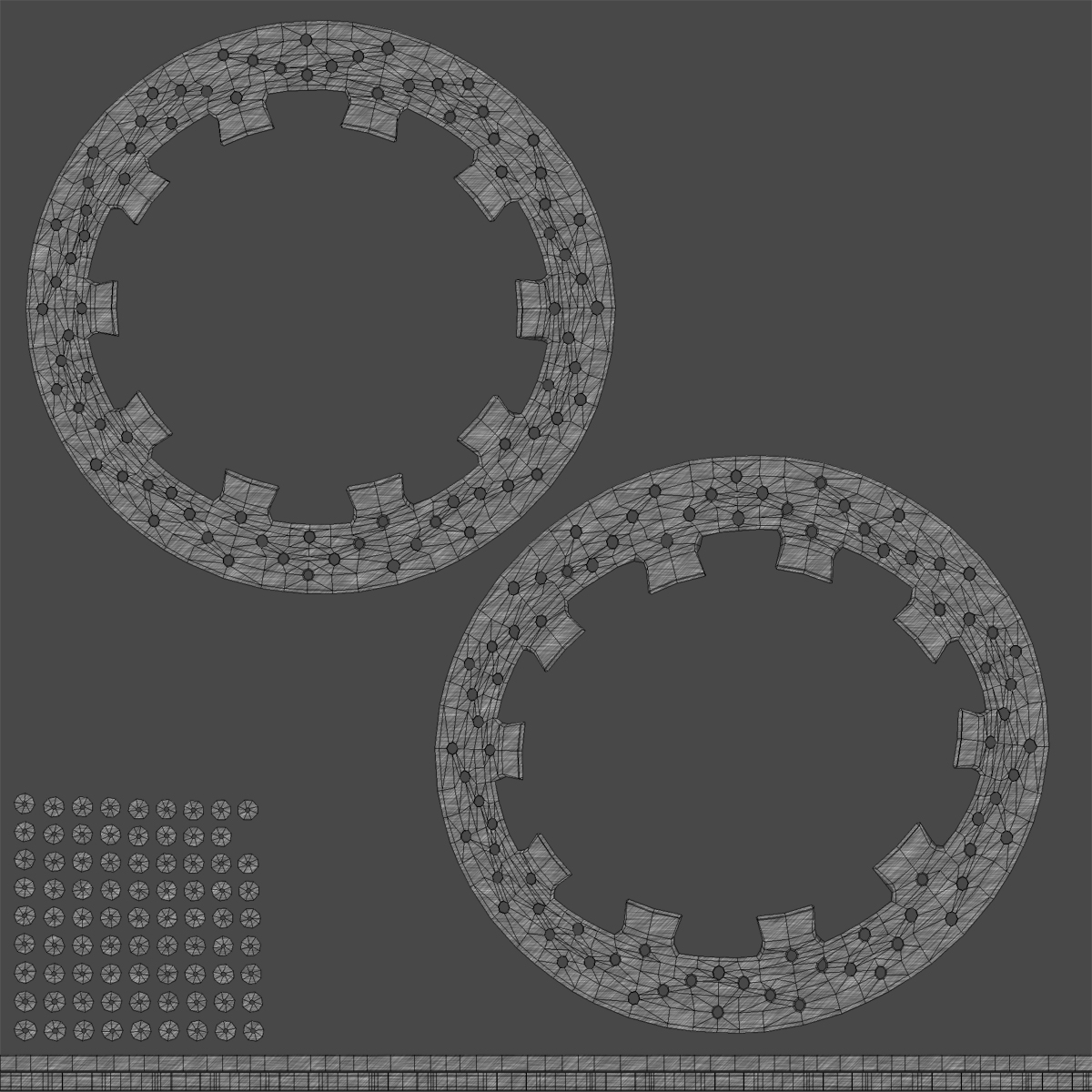 Motorcycle Front Wheel 3D