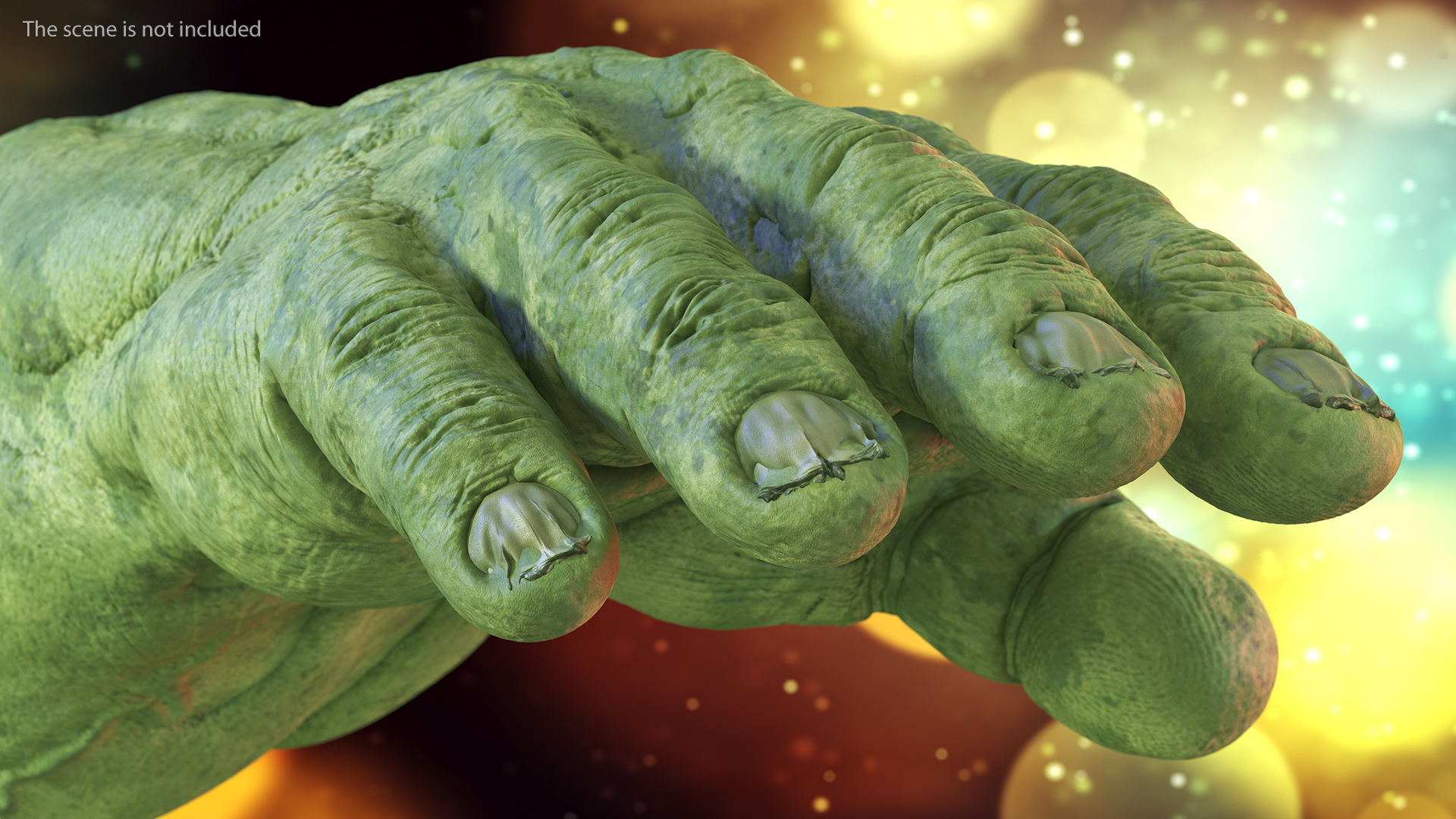 3D model Hulk Hands