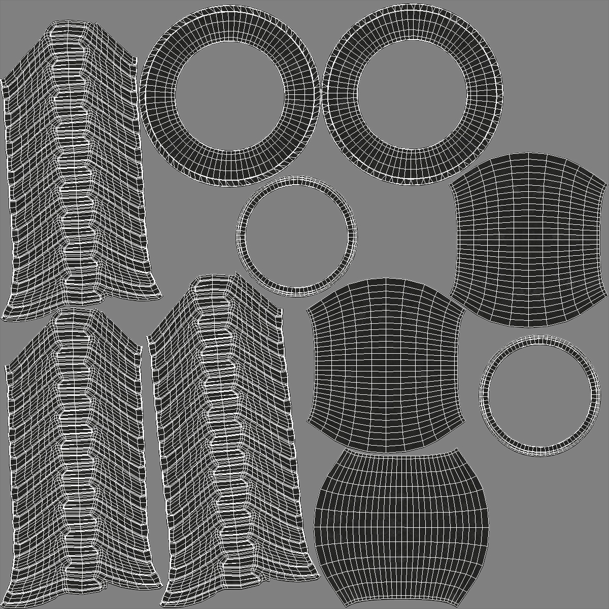 3D model BKT Flotation V Line Tire