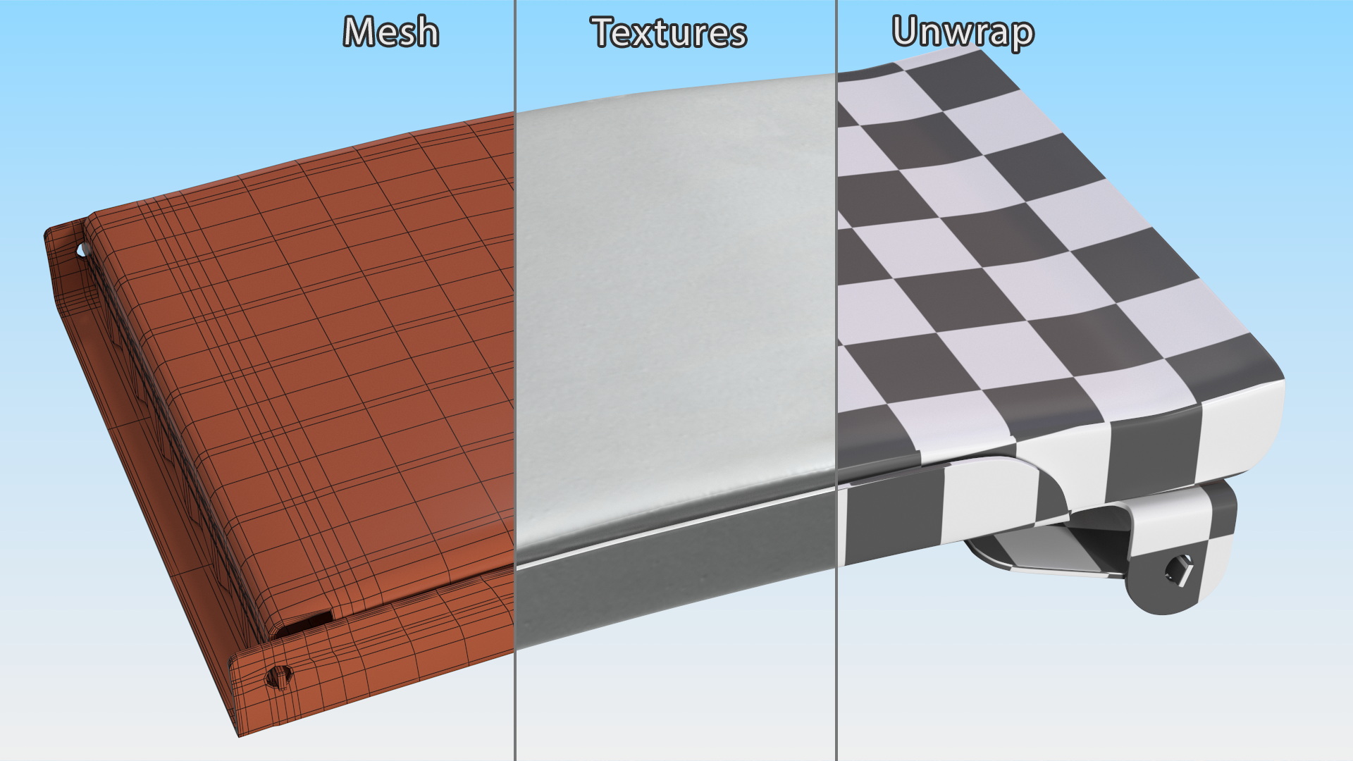 3D Military Belt model