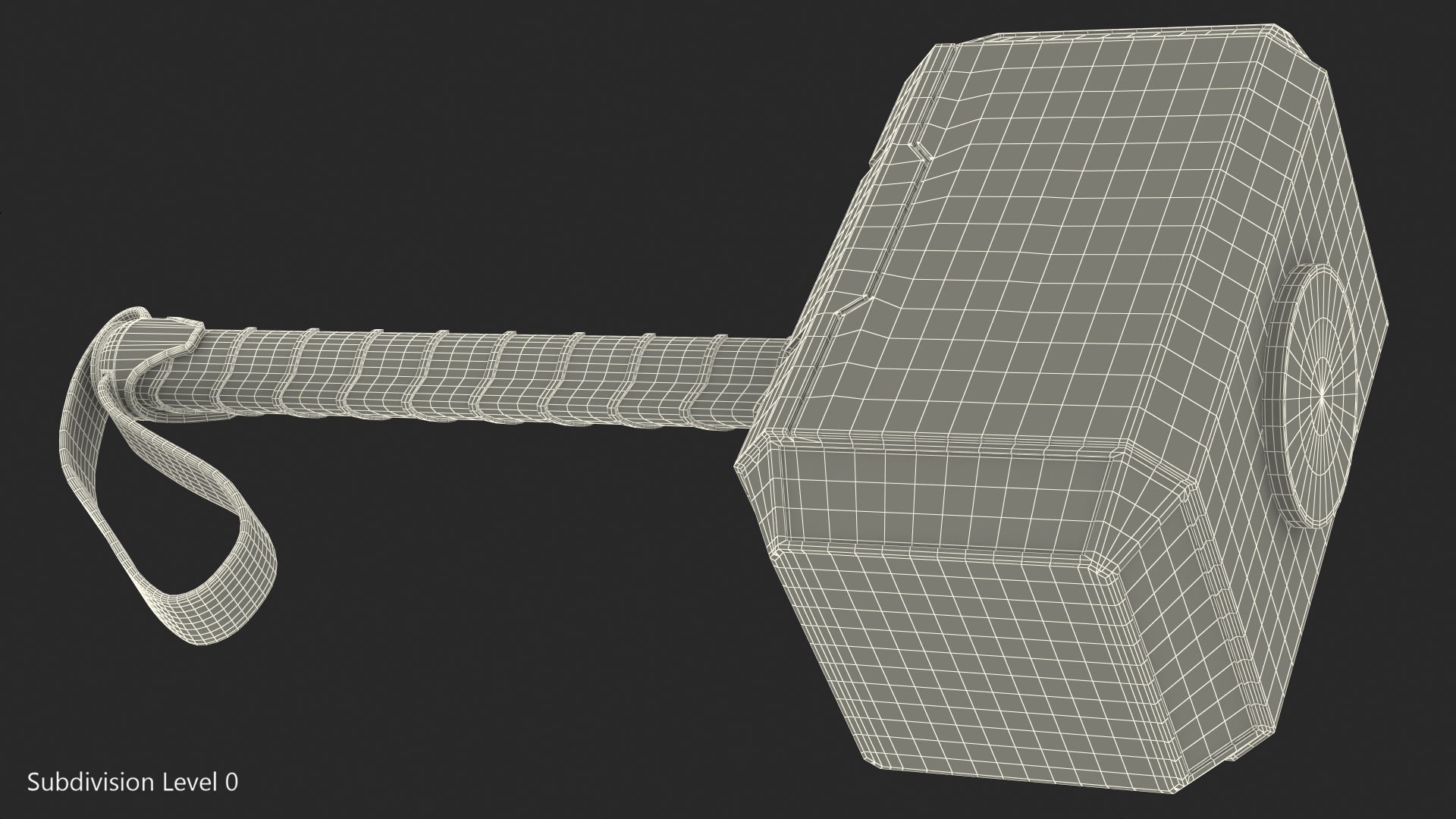 Thor Hammer Mjolnir 3D model