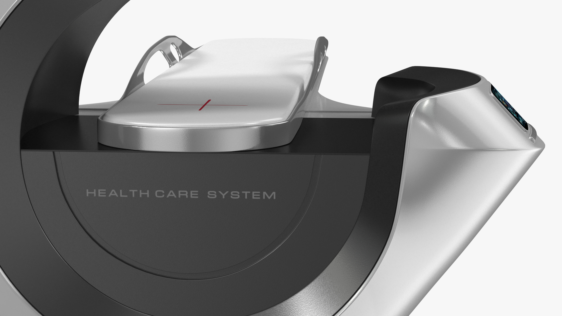Futuristic ICU Health Care Device White 3D model