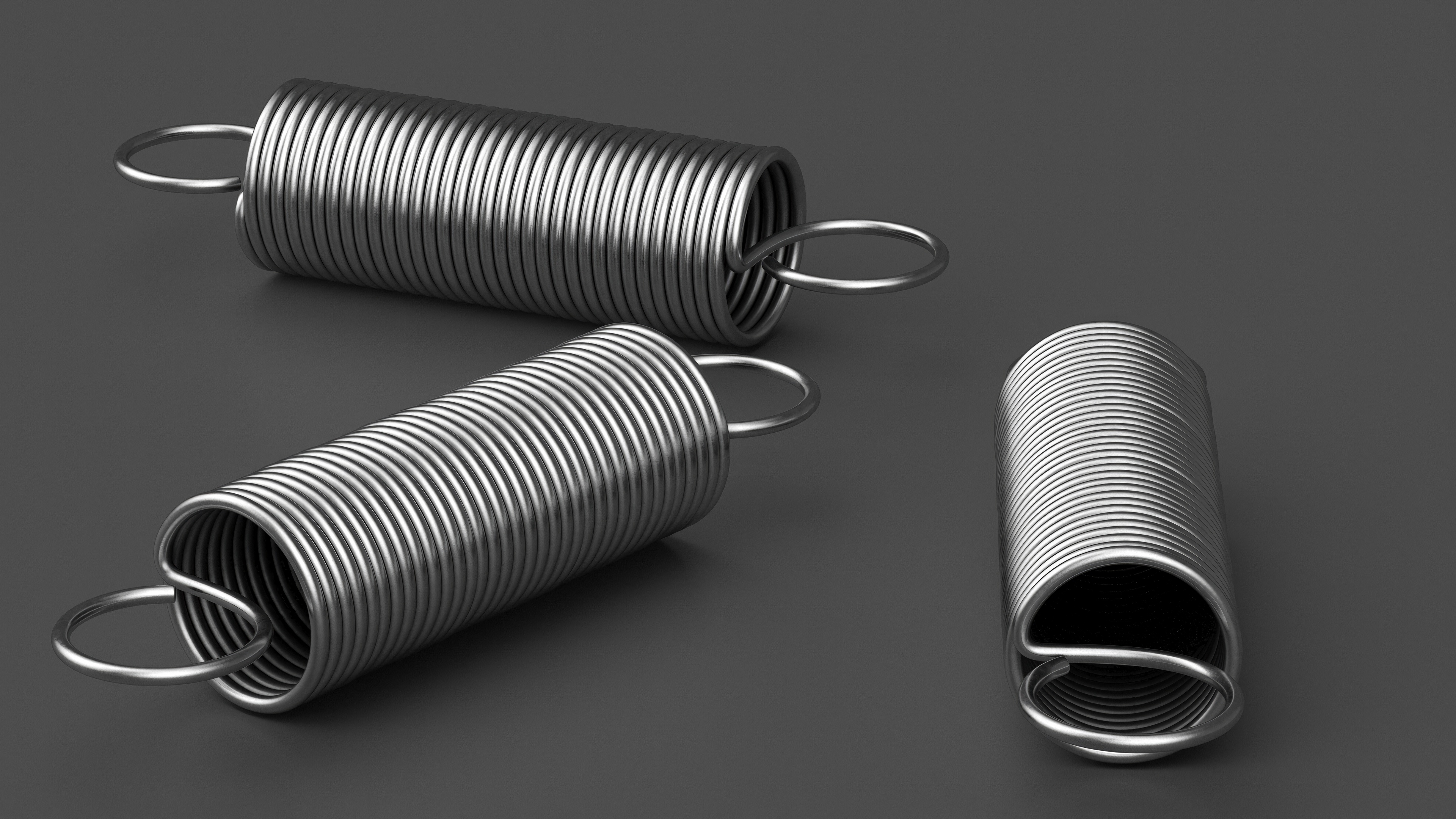 Thin Metal Spring 3D