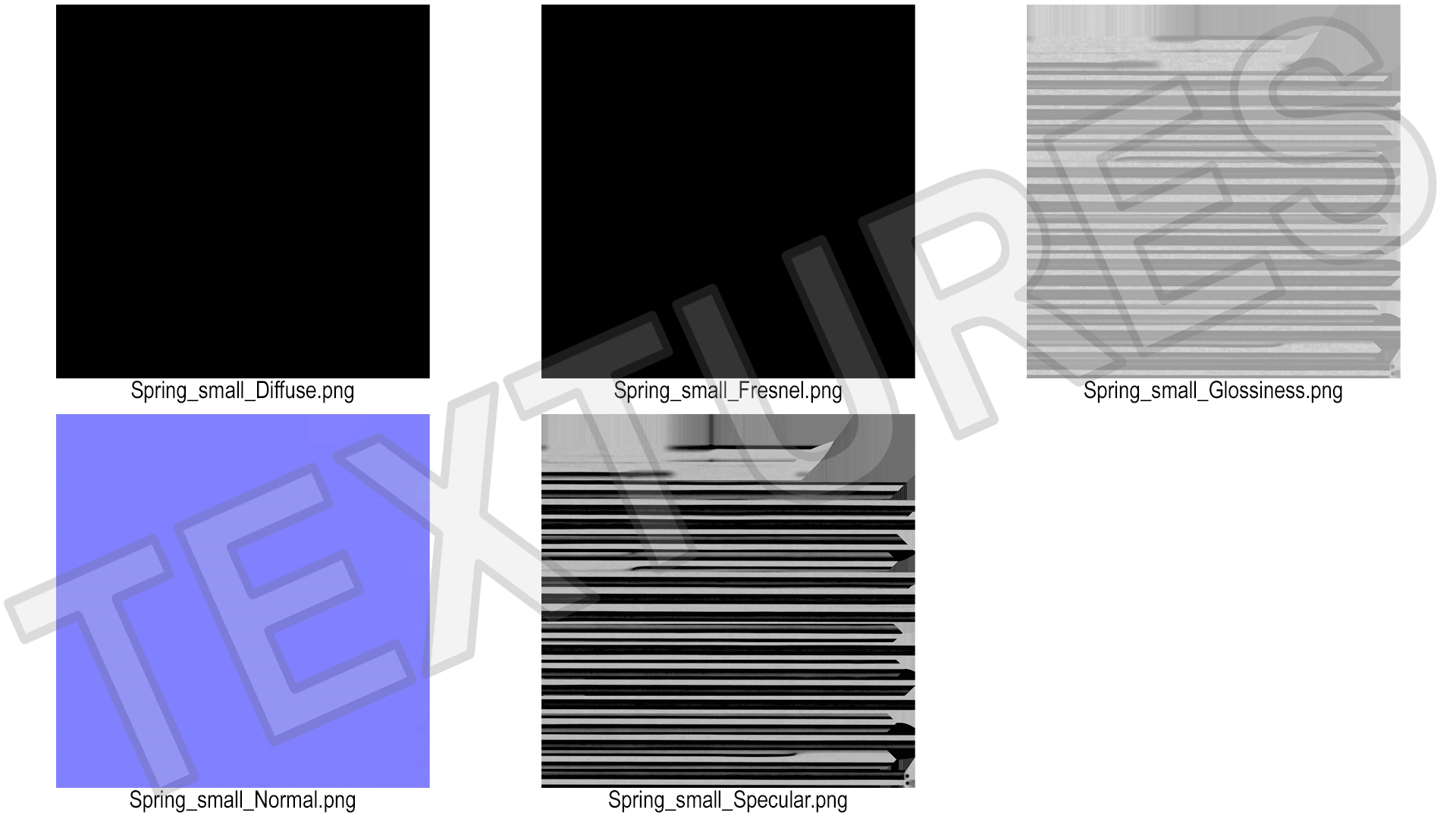 Thin Metal Spring 3D