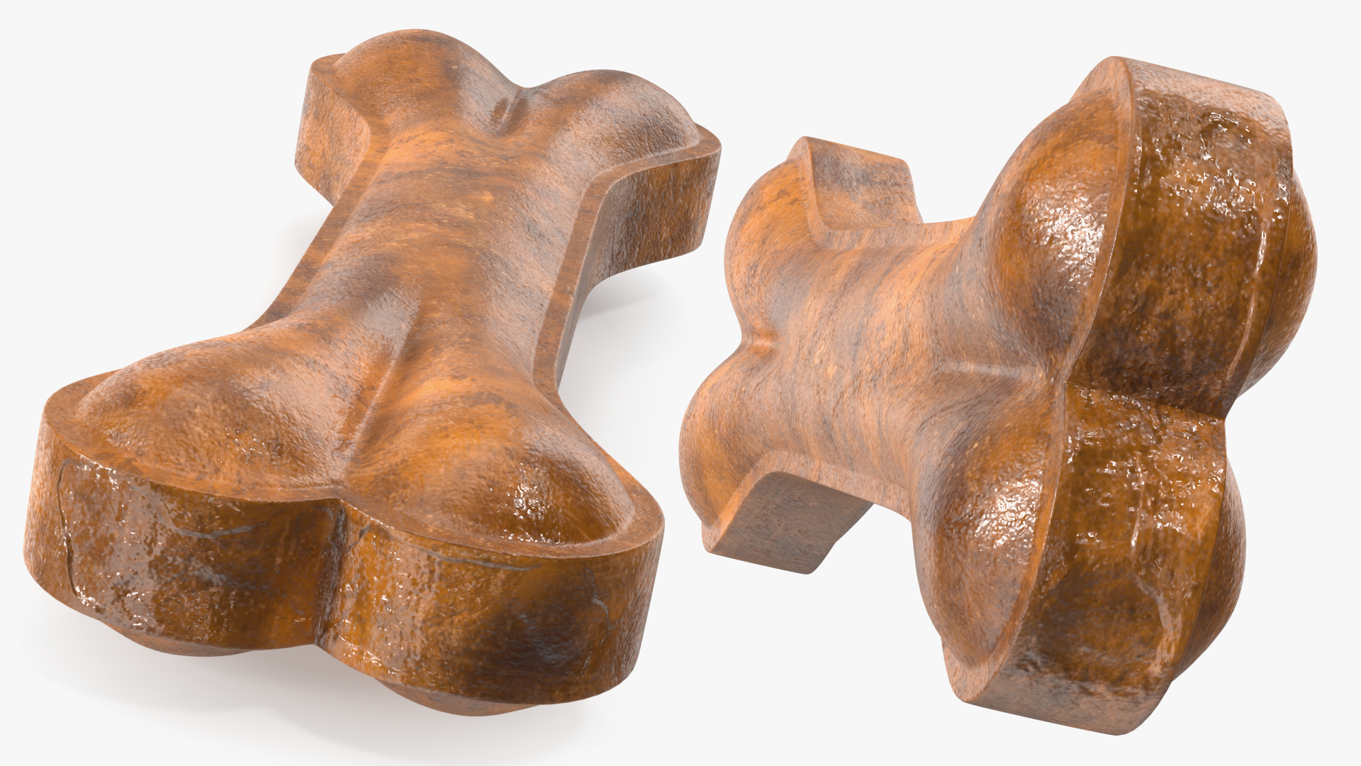 3D model Dog Bone Treat Small Dark