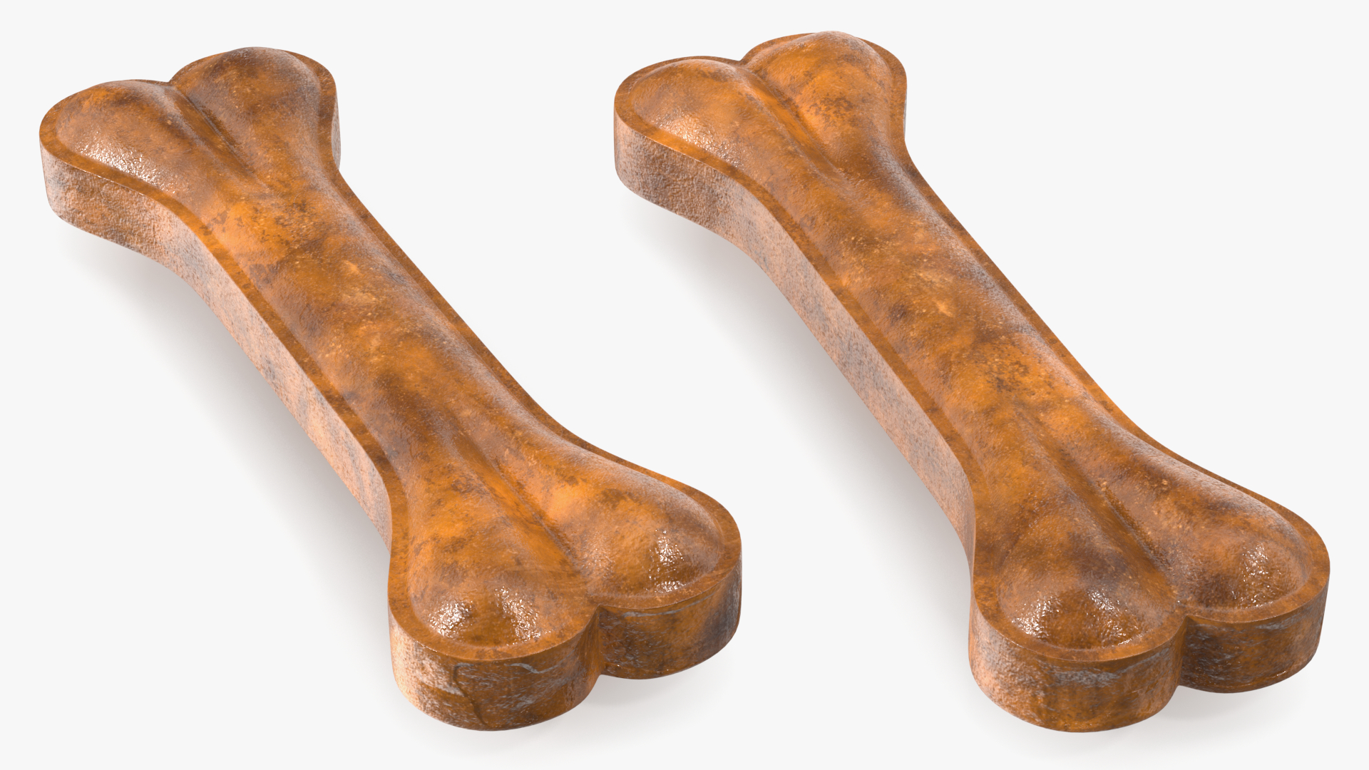 3D model Dog Bone Treat Small Dark