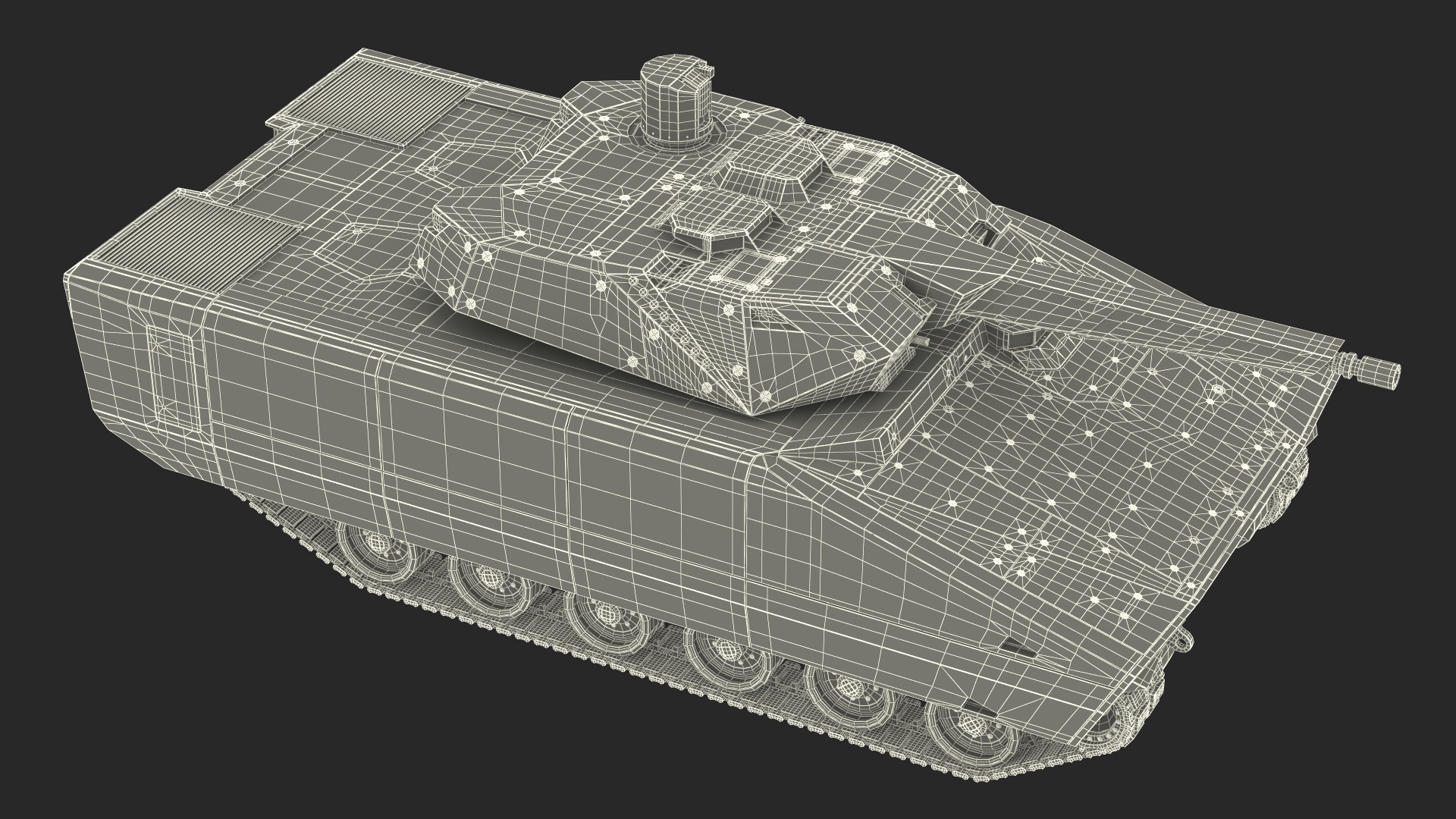 3D New Generation Tracked Infantry Fighting Vehicle model
