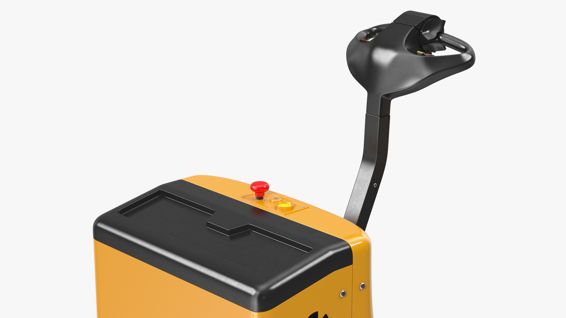 3D Electric Pallet Jack and Wooden Pallet model