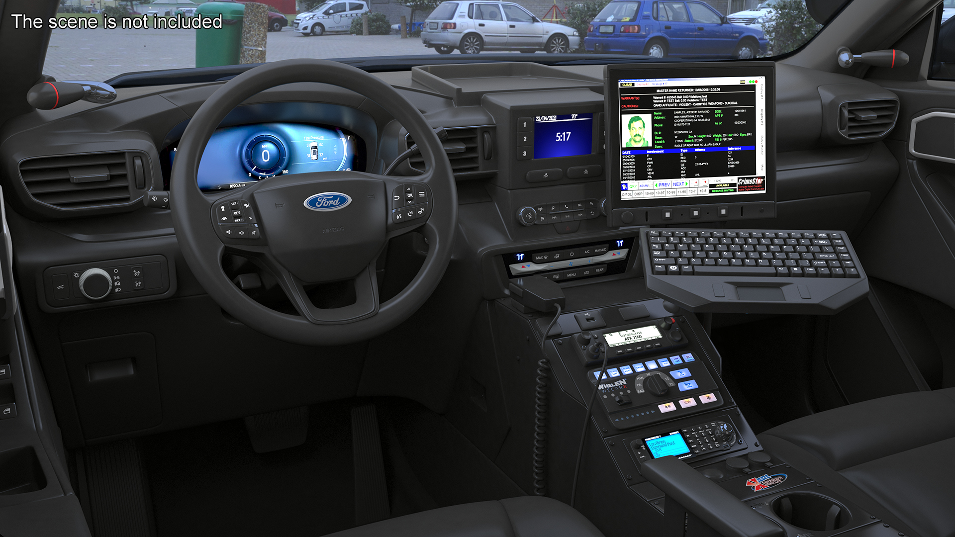 Ford Police Interceptor Utility Hybrid AWD 3D