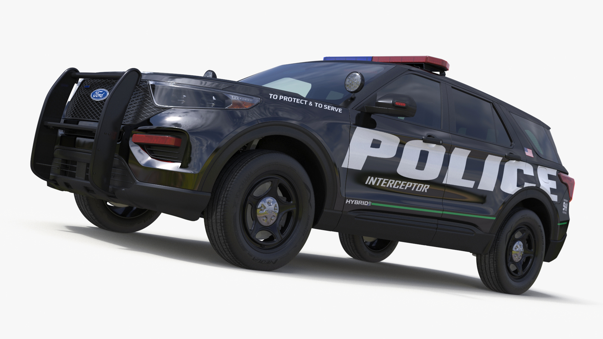 Ford Police Interceptor Utility Hybrid AWD 3D