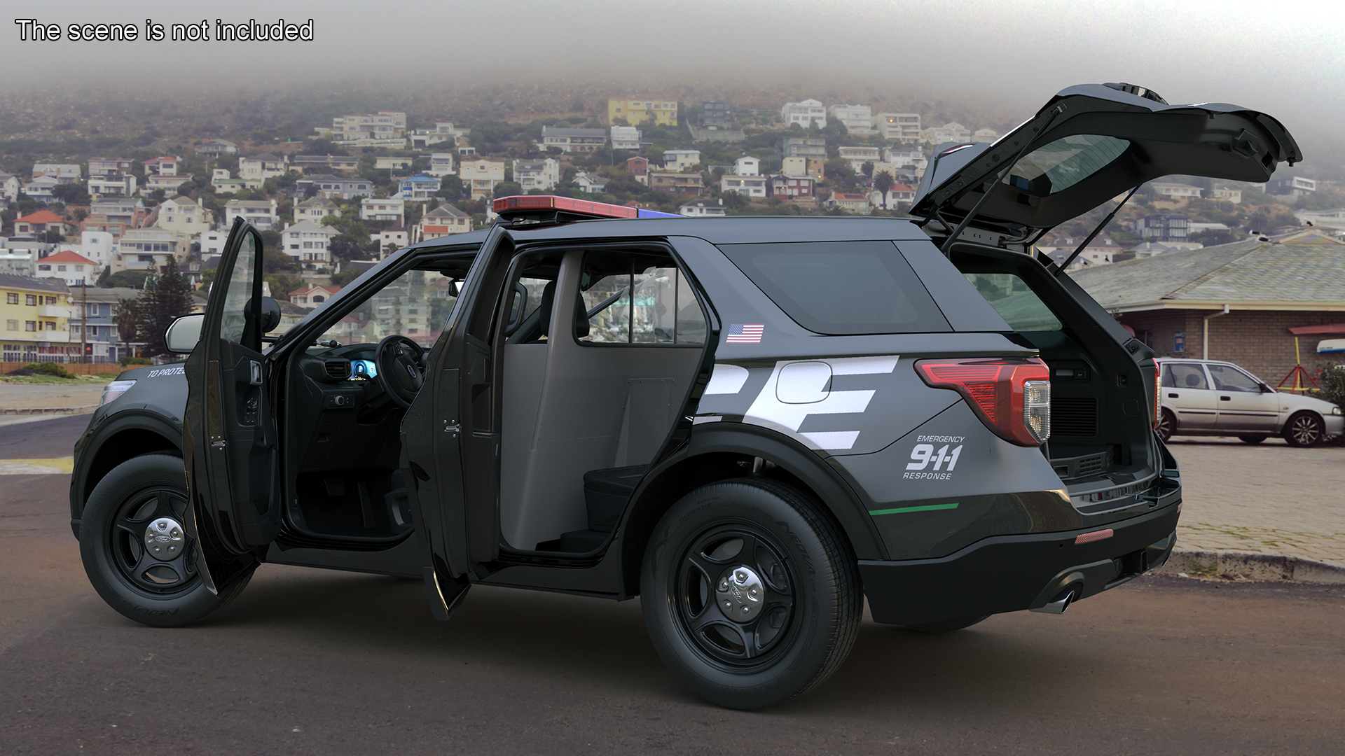 Ford Police Interceptor Utility Hybrid AWD 3D