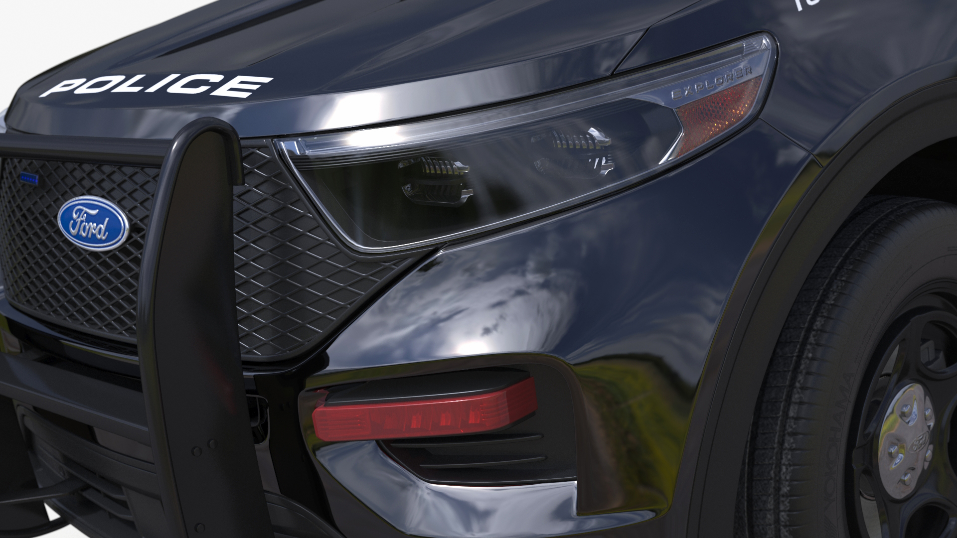 Ford Police Interceptor Utility Hybrid AWD 3D