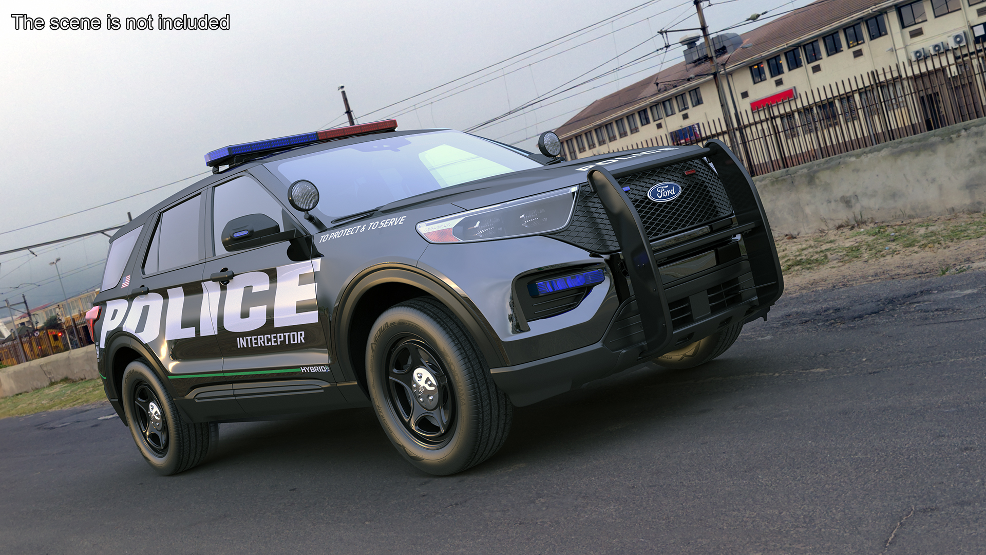 Ford Police Interceptor Utility Hybrid AWD 3D