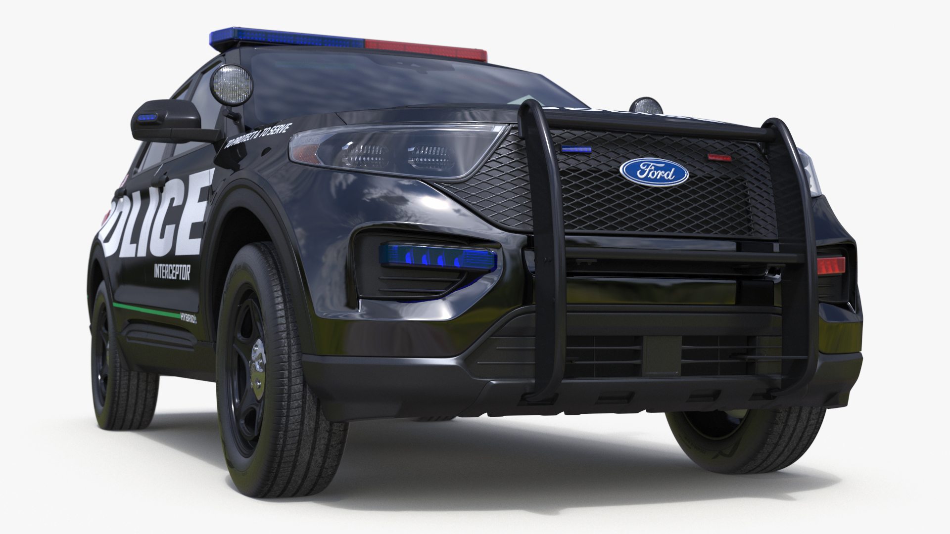 Ford Police Interceptor Utility Hybrid AWD 3D