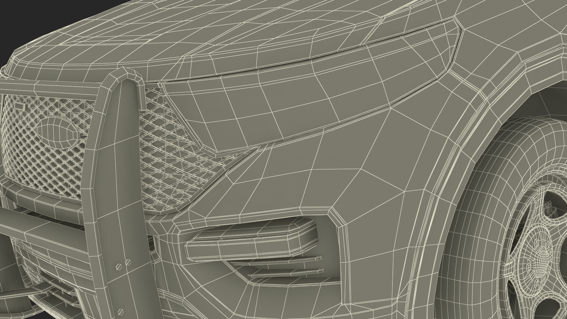 Ford Police Interceptor Utility Hybrid AWD 3D