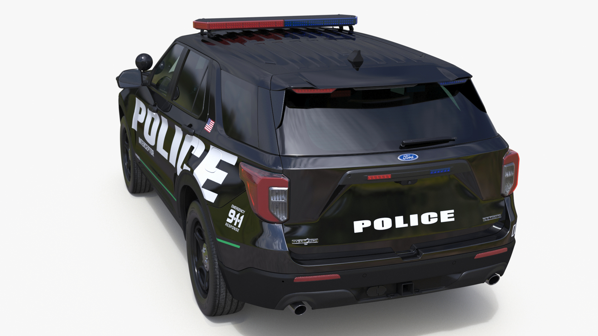 Ford Police Interceptor Utility Hybrid AWD 3D