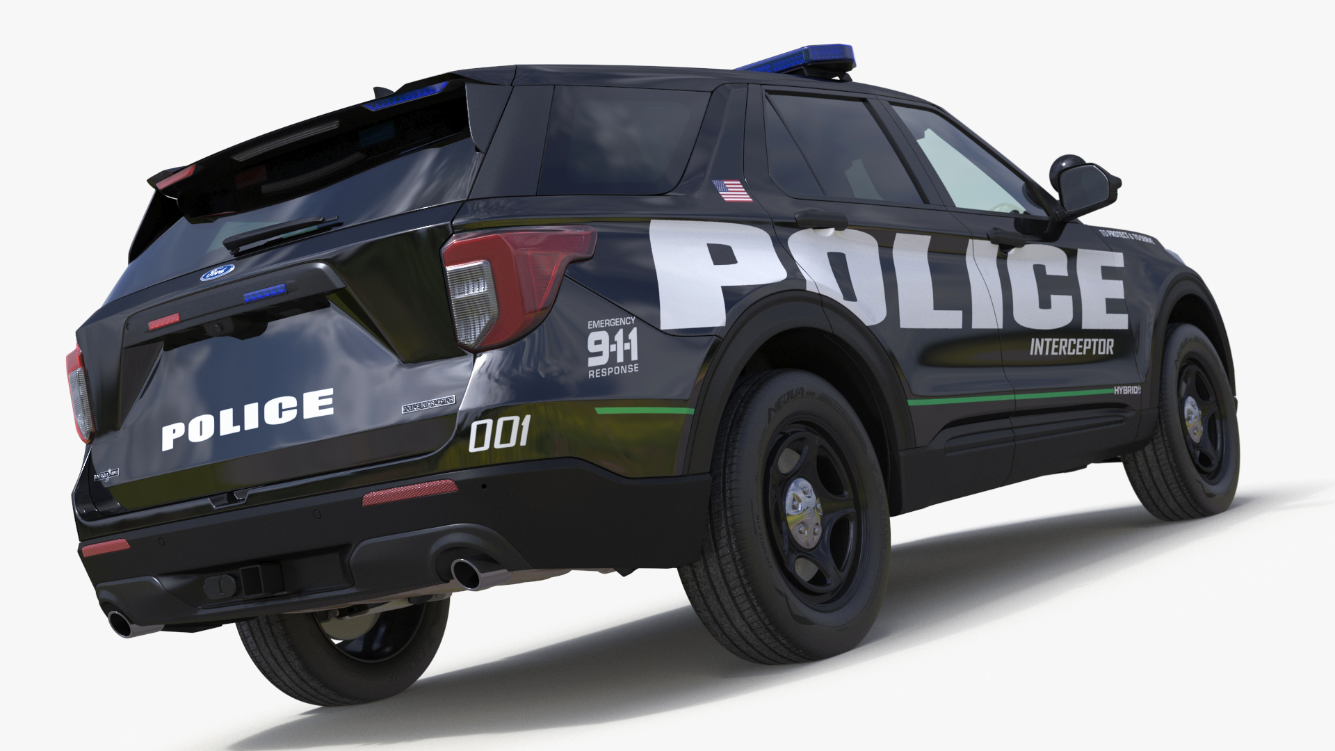 Ford Police Interceptor Utility Hybrid AWD 3D