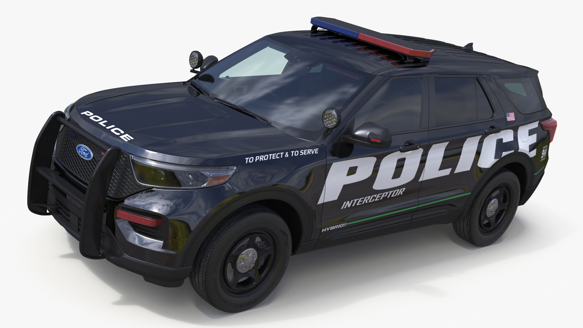 Ford Police Interceptor Utility Hybrid AWD 3D