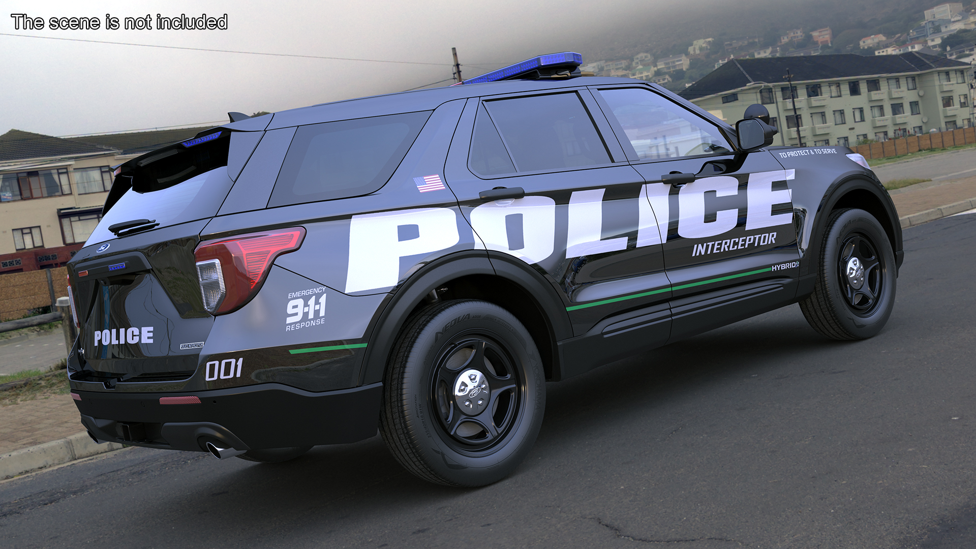 Ford Police Interceptor Utility Hybrid AWD 3D