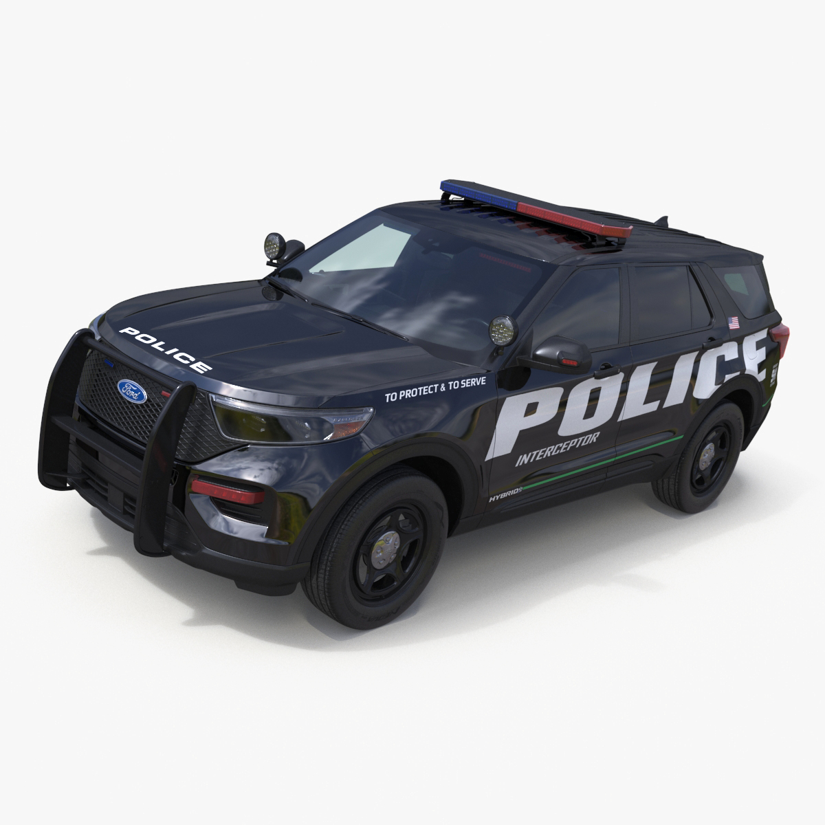 Ford Police Interceptor Utility Hybrid AWD 3D